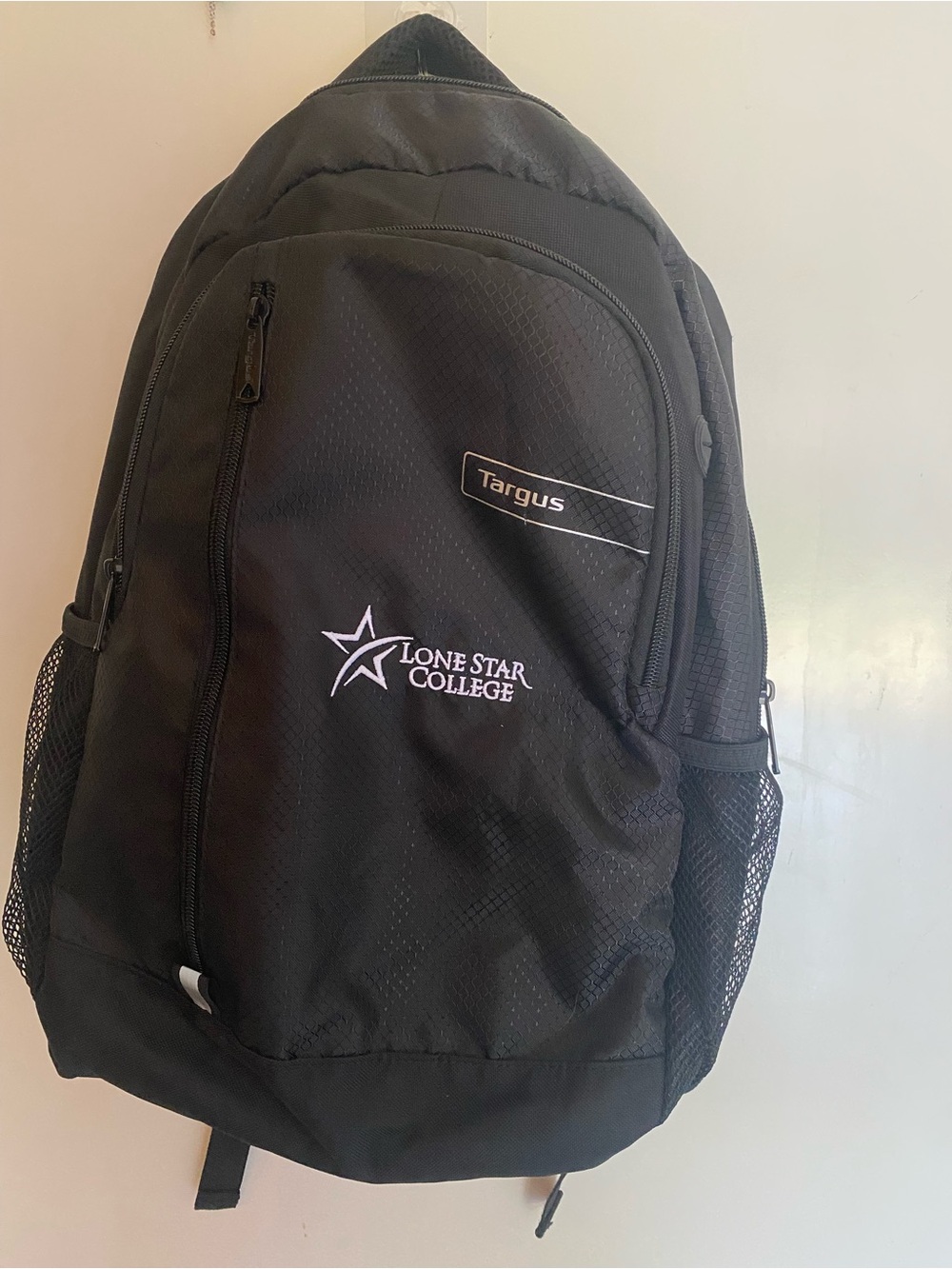 Targus Black Backpack with Lone Star College Logo